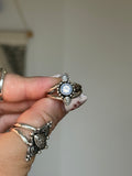 Dainty Paisley Ring MTO~stone choice