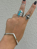 Thick Plain Wishbone Cuff