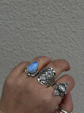 Moonstone Ring Size P