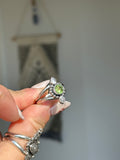 Dainty Paisley Ring MTO~stone choice