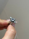 Various Stones Dainty Paisley Ring