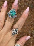 No.8 Turquoise Ring Size M