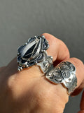 White Buffalo Ring Size T
