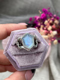 Moonstone Double Wishbone Ring~MTO