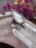 Pink Mother of Pearl Ring Size T~T1/2