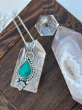 Lotus Turquoise Pendant