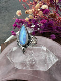 Moonstone Ring Size R1/2~S