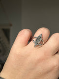 Herkimer Diamond Athena Ring Size P