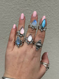 Moonstone Ring Size R1/2~S