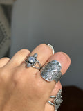 Dainty Paisley Ring MTO~stone choice