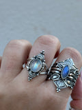 Moonstone or Labradorite Skylar Ring