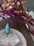 Labradorite Talon Ring Size L