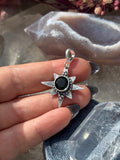 Black Spinel Star Pendant