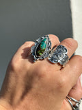 Polychrome Qingu Turquoise Ring Size Q1/2~R