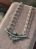 Decorative Stamped Bar Necklace MTO