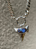 Boulder Opal Shark Tooth (Pendant only)