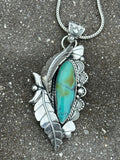 Turquoise Dreams Statement Pendant