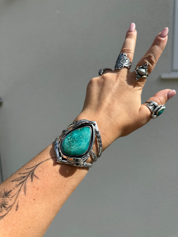 MEGA Turquoise Cuff Bracelet