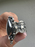 White Buffalo Ring Size T