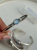 Moonstone Leafy Cuff Bracelet~Various sizes
