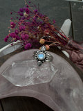 Moonstone Dainty Paisley Ring MTO