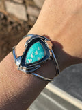 White Water Turquoise Cuff Bracelet