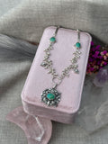 Turquoise Fancy Stamped Choker Necklace