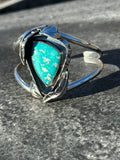 White Water Turquoise Cuff Bracelet