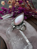 Pink Mother of Pearl Ring Size T~T1/2
