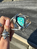 White Water Turquoise Cuff Bracelet