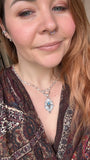 Decorative Stamped Labradorite Pendant MTO