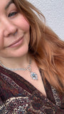 Decorative Stamped Labradorite Pendant MTO