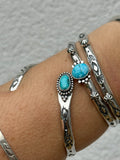 Stamped Concho Stud Stacking Cuff MTO