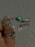 Stamped Wishbone Cuff Bracelet MTO