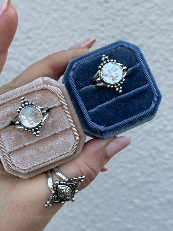 Luna Mother of Pearl Ring