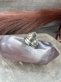 Australian Opal Empress Lotus Crown Ring Size U