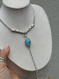 Larimar Lariat Necklace