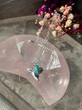 Turquoise Mini Shark Tooth Pendant MTO