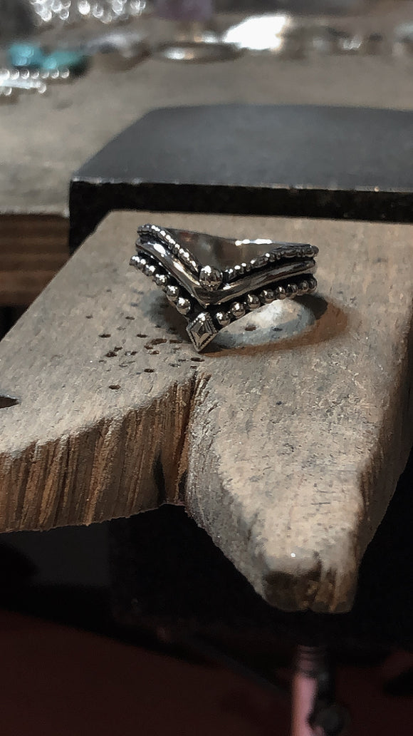 Decorative Wishbone Ring MTO