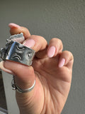 Polychrome Qingu Turquoise Ring Size Q1/2~R