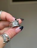 Native Silver Wide Band Ring MTO