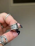 Native Silver Wide Band Ring MTO