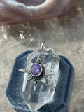 Coloured CZ Star Pendant