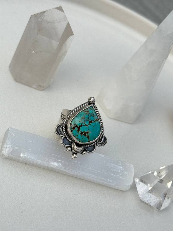 No.8 Turquoise Ring Size M