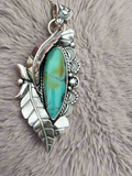 Turquoise Dreams Statement Pendant