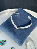 Thick Plain Wishbone Cuff