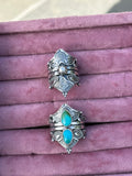 Concho Empress Lotus Crown Ring Size i~i1/2