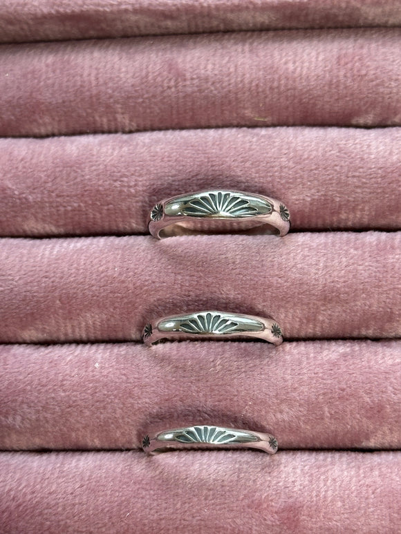 Stamped Stacking Rings MTO