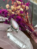 Pink Mother of Pearl Ring Size T~T1/2