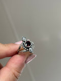 Various Stones Dainty Paisley Ring